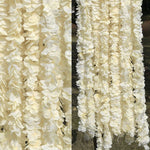 White Red Pink Vine Hanging Flowers for Outdoor Indoor Wedding Ceremony Arch Artificial Silk Floral Decors Home Garden Party Decorations