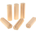 20 Pcs Wedding Place Card Holder - Wooden Photo Clips -  Desktop Decor Table Number Stand Name Clips - Message Clips - Table Decor Setting
