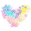 500 Grams Colorful Heart Beads For Jewelry Making Kids Candy Bubblegum Beads Bracelet Making Spacer Beads Jewelry Supplies Jewelry Finding