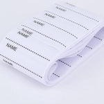200 Pcs Iron On Labels - Custom Clothing Fabric Label Name Tag Handmade Design -Personalized Iron on Tags - Daycare Name Labels School Camps