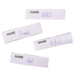 200 Pcs Iron On Labels - Custom Clothing Fabric Label Name Tag Handmade Design -Personalized Iron on Tags - Daycare Name Labels School Camps