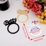 20 Custom Napkin Ring - Personalized Housewarming Gifts - Custom Table Settings - Place Settings for Wedding Reception - Bridal Shower Decor