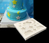 Star Cloud Moon Mould, Versatile Food Safe and Resin Mold, Cake Decoration, Sugar Craft, Resin, Jewellery Making, Chocolate Polymer Clay
