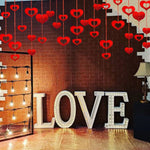 Heart Hanging Decorations -  Home Decor Festive Accessories Garland Nursery Kids Room Birthday Party - Children's Room Nursery Wedding