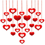 Heart Hanging Decorations -  Home Decor Festive Accessories Garland Nursery Kids Room Birthday Party - Children's Room Nursery Wedding