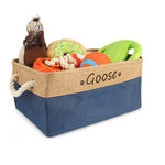 Personalized Foldable Storage Basket - Customized Kids Toy Organizer - Custom Dog Toy Basket Dog Toys Storage Bag Dog Toy Bin Pet Toy