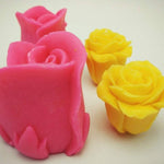 Rose Mold - Flower Resin Clay- Silicone Rubber, Fondant, Chocolate, Soap, Wax, Decorating Tools Sugarcraft Cake, Polymer, Candy Baking