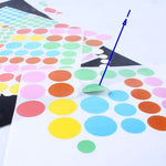 Dot Stickers | Planner Bullet Journal Scrapbook Stickers | Kids Craft | Teeny Tiny Small Mini Dots | Assorted Colorful Rainbow Circle Round