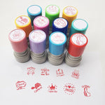 Teacher Stamp for Grading - Classroom Stamp - Self Inking Grading Stamps - Teacher Supplies - Tampon Enseignant - Gift for Teacher
