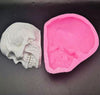 2D Half Skull Silicone Mold, Silicone Mold, Resin Mold, Cake Mold, Chocolate Mold, Soap Mold, Candle Plaster Decoration Tools, Polymer Clay