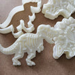 3 Pcs Dinosaur Cookie Cutter Set - Dino Sandwich Cutter - Biscuot Cutter - Biscuit Cutter - For Fondant Pastry Cooking Baking Supplies