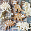 3 Pcs Dinosaur Cookie Cutter Set - Dino Sandwich Cutter - Biscuot Cutter - Biscuit Cutter - For Fondant Pastry Cooking Baking Supplies