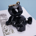 Geometric Teddy Bear Silicone Resin Mold Epoxy Resin Mold Art Manual Diy Craft Tool Supplies Desktop Decoration Casting Home Decor Making