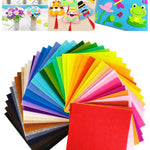 40 Pcs Wool Felt Sheets - Square Felt Supplier, Felt Shop - Thick Felt Fabric, Sewing, Doll Making, Needlework Projects - Art Craft Supplies
