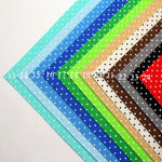 24 Pcs Dot Felt Sheets - Square Felt Supplier, Felt Shop - Thick Felt Fabric, Sewing, Doll Making, Needlework Projects - Art Craft Supplies