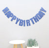 Happy Birthday Garland, Rainbow Party Decorations, Birthday Decorations Banner, Birthday Party Supplies Bunting Banner Eco, Reusable Kids