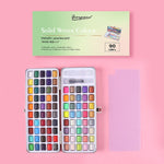 ชุดสีน้ำ - ชุดอุปกรณ์สีน้ำ - อุปกรณ์วาดภาพแบบพกพา - จานสีสีน้ำ - ของขวัญสำหรับจิตรกร - ชุดศิลปะอควาเรลล์