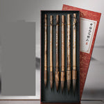 6 Pcs Chinese Calligraphy Brush - Japanese Calligraphy Set - Paint Brush Paintbrush - Writing Brush - Wolf Hair Mandarin Traditional Brush