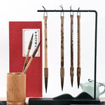 6 Pcs Chinese Calligraphy Brush - Japanese Calligraphy Set - Paint Brush Paintbrush - Writing Brush - Wolf Hair Mandarin Traditional Brush