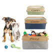 Panier de Rangement Pliant Personnalisé - Organisateur de Jouets pour Enfants Personnalisé - Panier à Jouets pour Chiens Personnalisé Sac de Rangement Jouets pour Chiens Bac à Jouets pour Animaux