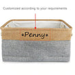 Panier de Rangement Pliant Personnalisé - Organisateur de Jouets pour Enfants Personnalisé - Panier à Jouets pour Chiens Personnalisé Sac de Rangement Jouets pour Chiens Bac à Jouets pour Animaux