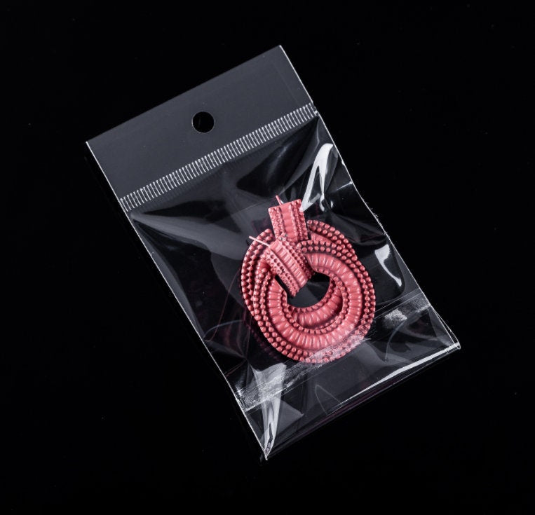 Wholesale Hot Sell 50x60mm 100p Plastic Poly Jewelry Bags Jewelry