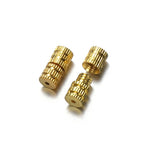 Screw Fastener End Cap, Cylinder Buckle Connector, Cord End Tips Closure, Bracelet Necklace Anklet Charm Gemstone Pendant Jewelry Making