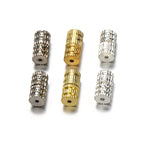 Screw Fastener End Cap, Cylinder Buckle Connector, Cord End Tips Closure, Bracelet Necklace Anklet Charm Gemstone Pendant Jewelry Making