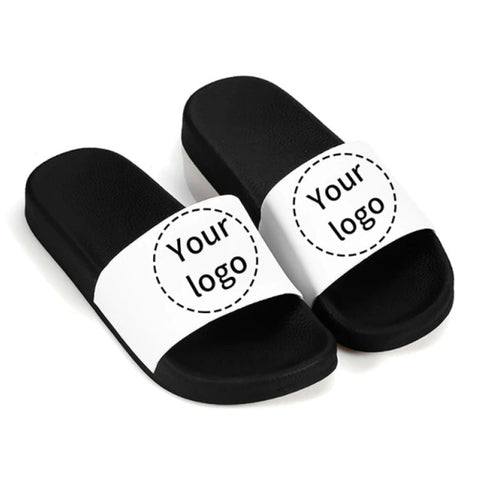 Custom Slippers - Personalized Slippers Photo Gift - Sandals for your Company, Event or Wedding - Custom Slides - Design Your Own Flipflops