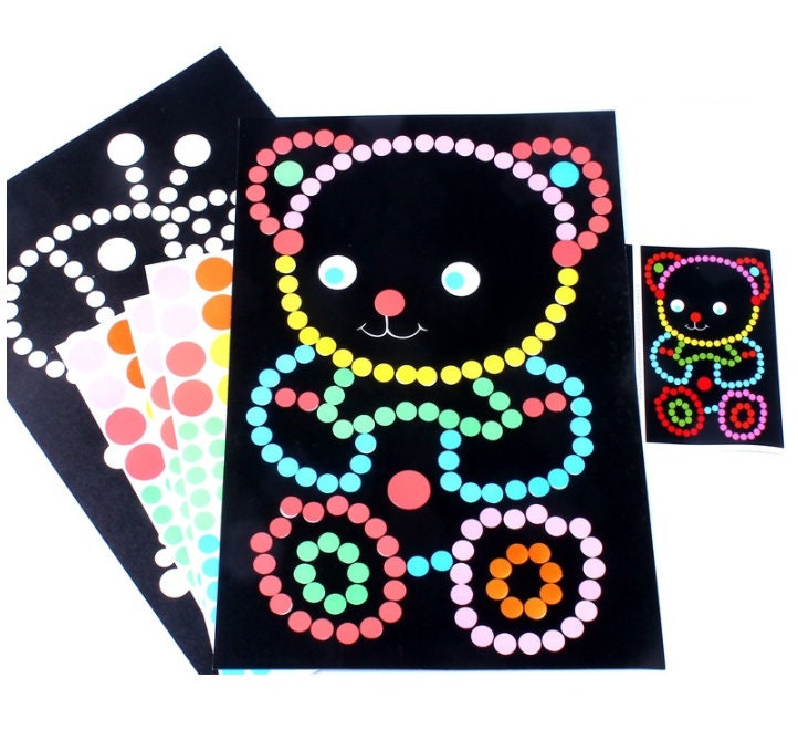 Dot Stickers | Planner Bullet Journal Scrapbook Stickers | Kids Craft | Teeny Tiny Small Mini Dots | Assorted Colorful Rainbow Circle Round