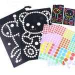 Dot Stickers | Planner Bullet Journal Scrapbook Stickers | Kids Craft | Teeny Tiny Small Mini Dots | Assorted Colorful Rainbow Circle Round