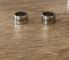 Custom Engraved Beads - Personalized Beads - Spacer Beads - Stainless Steel Metal - Edelstahlperlen Silber Gravur - Jewelry Bracelet Making
