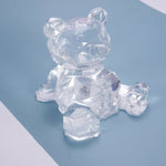 Geometric Teddy Bear Silicone Resin Mold Epoxy Resin Mold Art Manual Diy Craft Tool Supplies Desktop Decoration Casting Home Decor Making