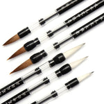 Round Extra-fine Fiber Hair Synthetic Calligraphy Brush Pen, Paint Wolfe Sheep Hair, Watercolor Brush, Artistic Brush, Painting Art Supplies