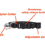 Personalized Cat Collar, Custom Pet Collars for Kittens, Boy Cat Collar, Girl Cat Collar,  Collar with Name, Breakaway Adjustable Strap
