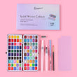 Water Color Paint Set - Watercolor Kit - Travel Painting Supplies - Water Colour Pallete - Painter Gifts Supplies - Kit Aquarelle Art
