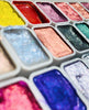 30 Colors Solid Watercolor Paints Set Textured Pearlescent Pigment Metallic Glitter Portable Painting Art Supplies  Pallette d Acuarela Suit