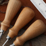 Leather Edge Beveler - Leather Working Tools - Leather Edger - Leder Rand Kegel - Edge Skive Skiving Tool - Rounding Edger Tool Bevel
