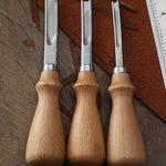 Leather Edge Beveler - Leather Working Tools - Leather Edger - Leder Rand Kegel - Edge Skive Skiving Tool - Rounding Edger Tool Bevel