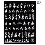 Flames Planner Stickers - Functional Planner - Fire Flames - Nail Art Decal Laptop, Water Bottle, Phone Case, Notebook, Scrapbook Sticker