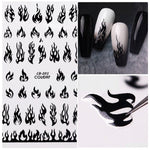 Flames Planner Stickers - Functional Planner - Fire Flames - Nail Art Decal Laptop, Water Bottle, Phone Case, Notebook, Scrapbook Sticker
