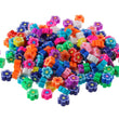 100 Colorful Flowers Spacer Beads - Flower Beads, Tiny Flower Charm - Necklace Bracelet Earrings Charm Jewelry Making Finding Craft Supplies