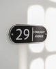 Personalized House Number Plaque - Custom Address Plaque - Outdoor Street Address Porch Sign - Modern House Number Sign - Housewarming Gift