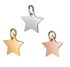 Small Star Charm - Dainty Gold Silver Rose Gold Mini Star Add On Charm - Dainty Star - Love Inspired Gold Star Pendant Jewelry Making