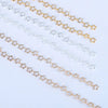 Star Chain for Jewelry Making, Gold Silver Chains Findings, Stars Body Chains Crafts Accessories Wholesale Star Link Chain Bracelet Necklace