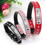 Custom Cat Collar, Personalized Pet Collars for Kittens, Boy Girl Cat Collar, Diamond Collar with Name, Breakaway Adjustable Strap