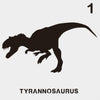 Dinosaur Stencil Set | T-rex, Stegosaurus, Triceratops, Brontosaurus |  Kid Stencil Kit For Wood Sign | Reusable Stencil For Wall Art