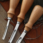 Leather Edge Beveler - Leather Working Tools - Leather Edger - Leder Rand Kegel - Edge Skive Skiving Tool - Rounding Edger Tool Bevel