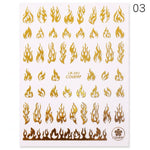 Flames Planner Stickers - Functional Planner - Fire Flames - Nail Art Decal Laptop, Water Bottle, Phone Case, Notebook, Scrapbook Sticker