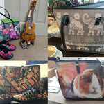 Personalized Handbag,  Custom Shoulder Bag,  Add Your Photo, Artwork or Logo, Design Your Bag, Small Purse, Custom Gift, Messenger Crossbody